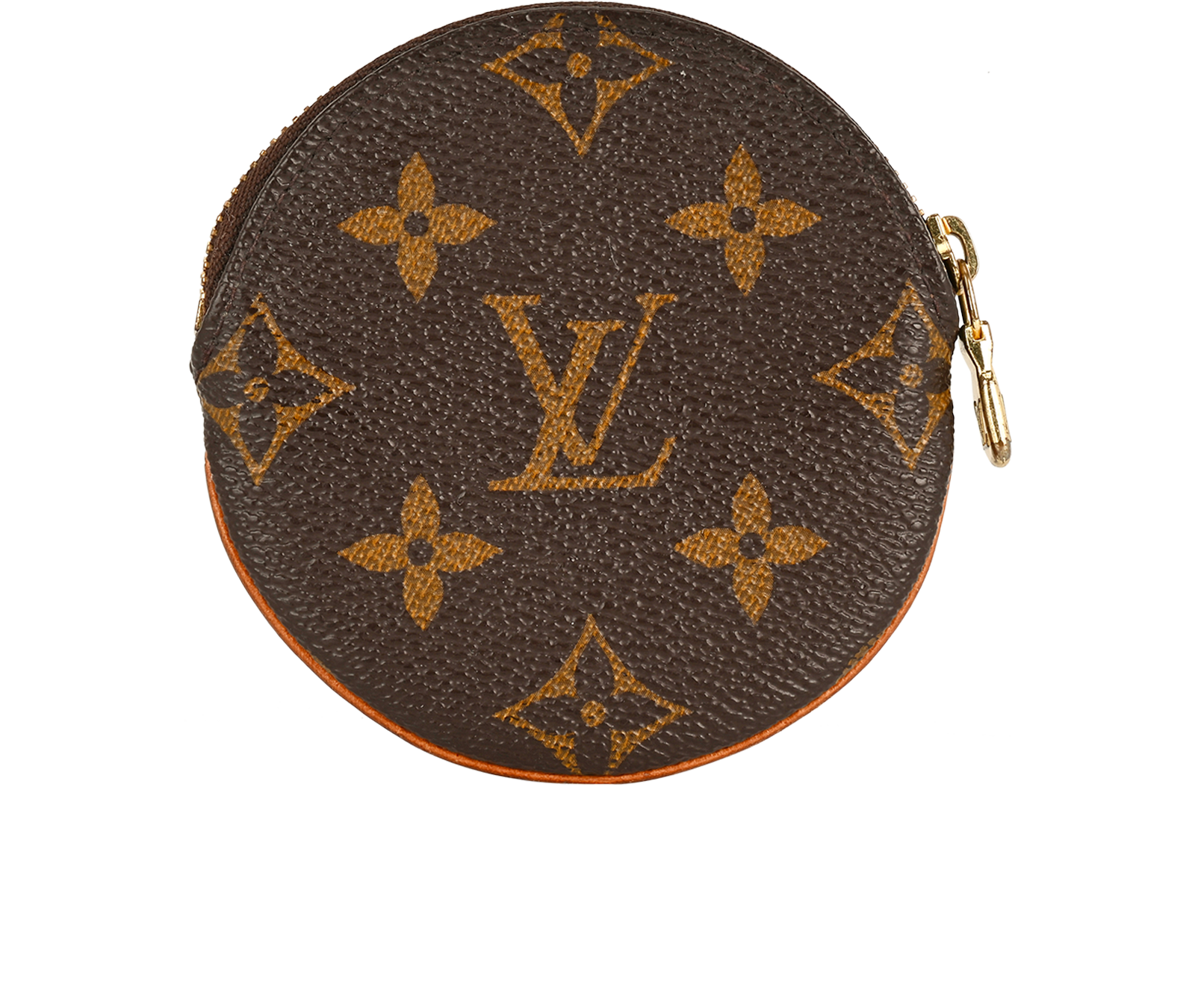 Louis Vuitton Round Coin Purse, &pound;110, Accessories, Brown, Canvas, Back view